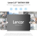 LEXAR NS100 2.5” SATA INTERNAL SSD 256GB