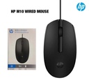 HP M10 Wired, USB Optical Mouse Mouse (Black) – 6CB80PA