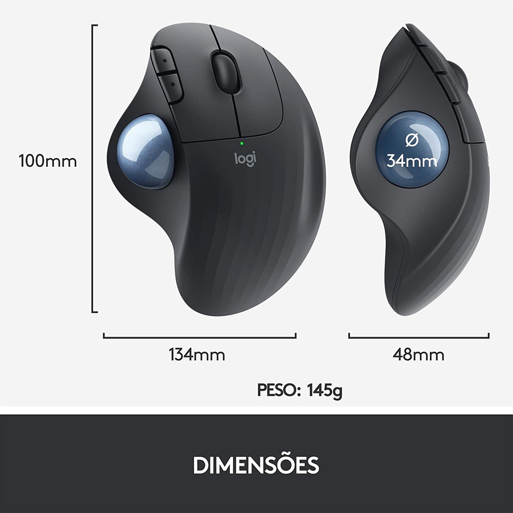 LOGITECH ERGO M575 WIRELESS TRACKBALL