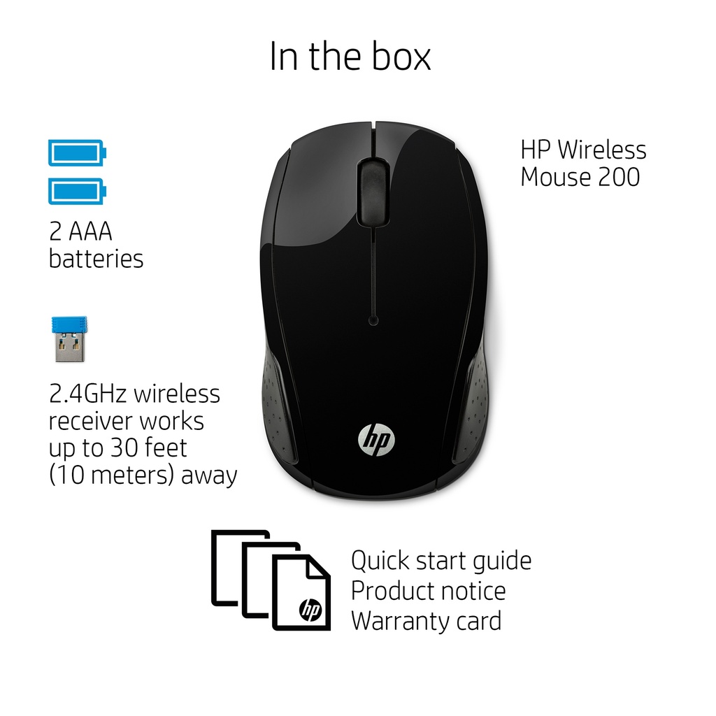 HP Wireless Mouse 200 - X6W31AA