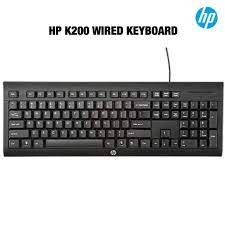 Hp Wired K200 Keyboard - 3CY44PA-Ergonomic Design, Waterproof