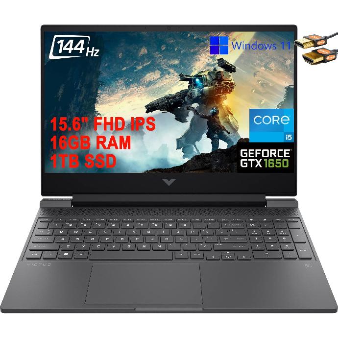 HP VICTUS 15 Gaming Core i5-12450H 512GB SSD 16GB 15.6″   Nvidia RTX 3050Ti 4GB Laptop