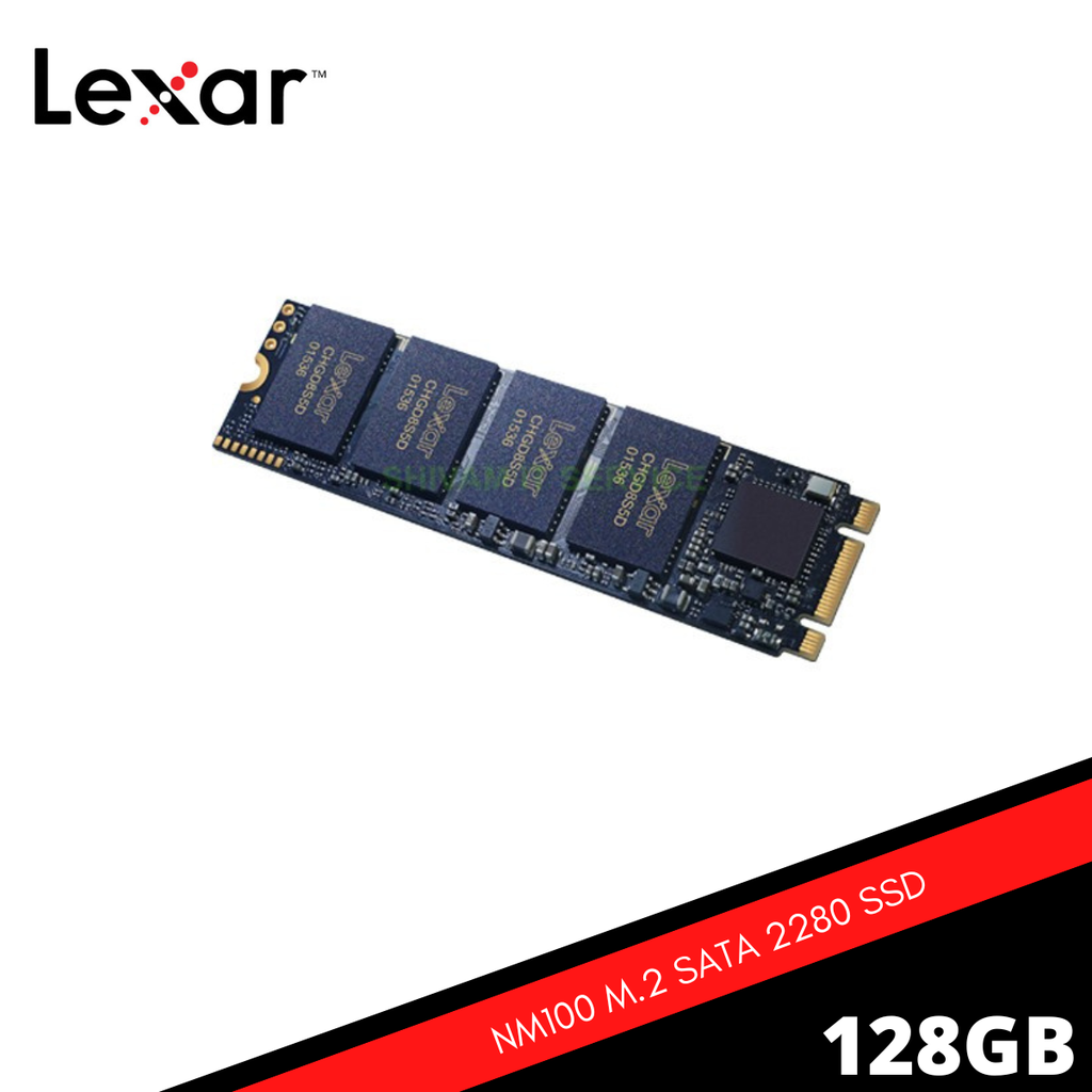 LEXAR NM100 INTERNAL SSD M.2 SATA III 2280 128GB