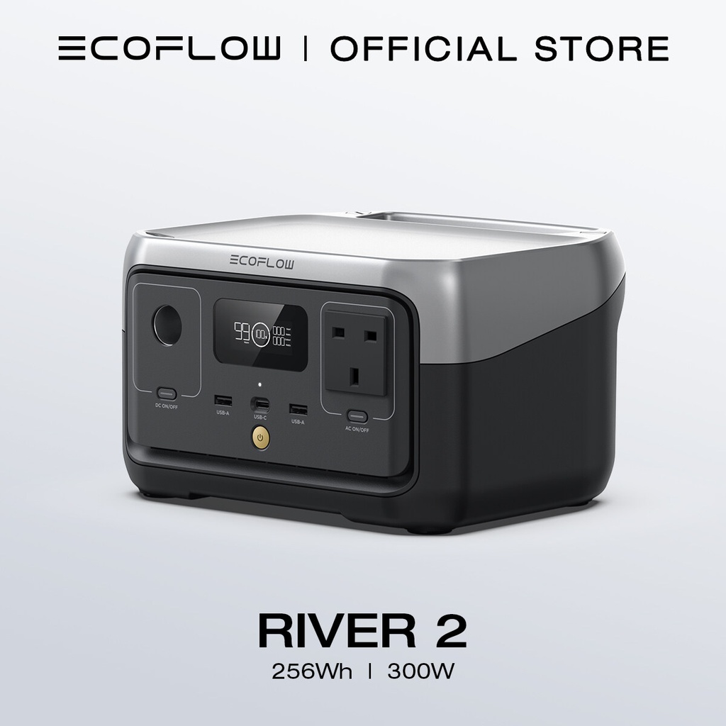 EcoFlow RIVER 2 Portable Power Station (300W, 256Wh)