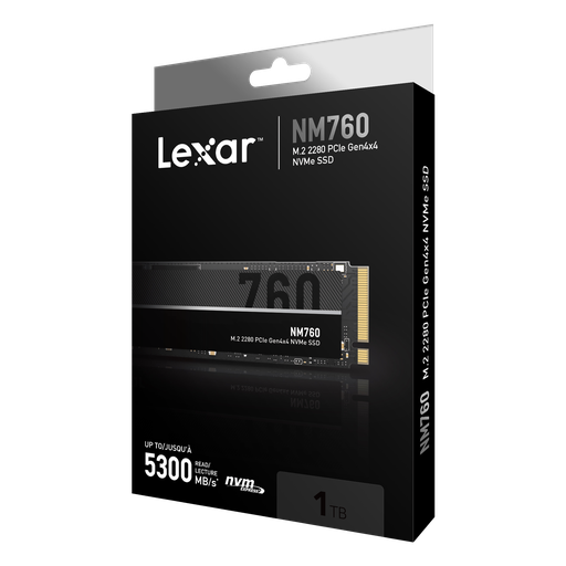 LEXAR LNM760 INTERNAL SSD M.2 PCIe Gen 4*4 NVMe 2280 - 1TB